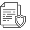 documents with shield icon