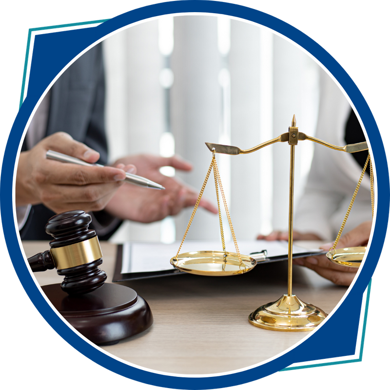 gavel and scales, attorneys
